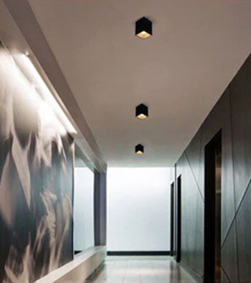 Cata Gu10 Siyah-Bakır Bergama Sıva Üstü Armatür