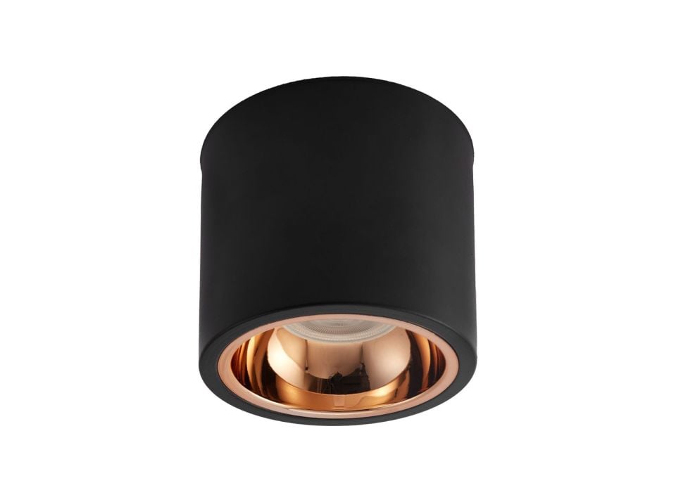 Cata Foça Sıva Üstü Armatür  (Gu-10 ) (Siyah+ Bakır)