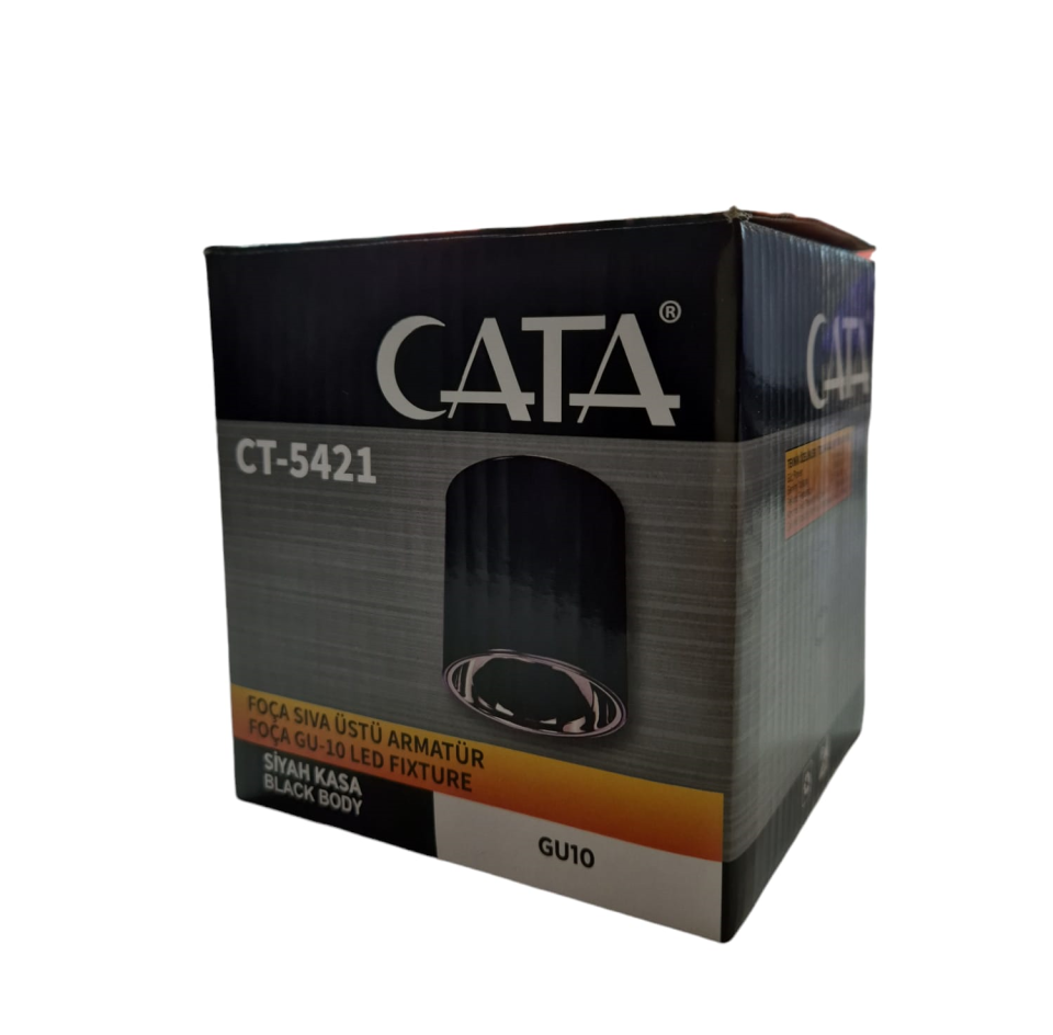Cata Foça Sıva Üstü Armatür  (Gu-10 ) (Siyah+ Bakır)