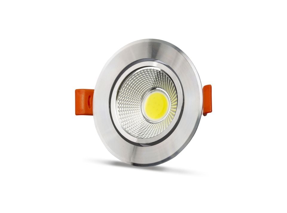 Noas 5W Cob Led Spot Mercan Krom Kasa Beyaz Işık