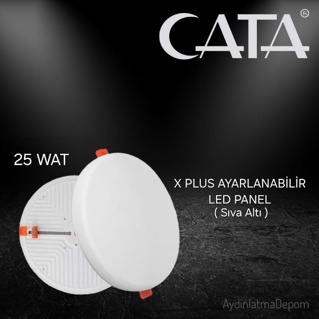Cata 25W X Plus Sıva Altı Ayarlanabilir Led Panel Günışığı