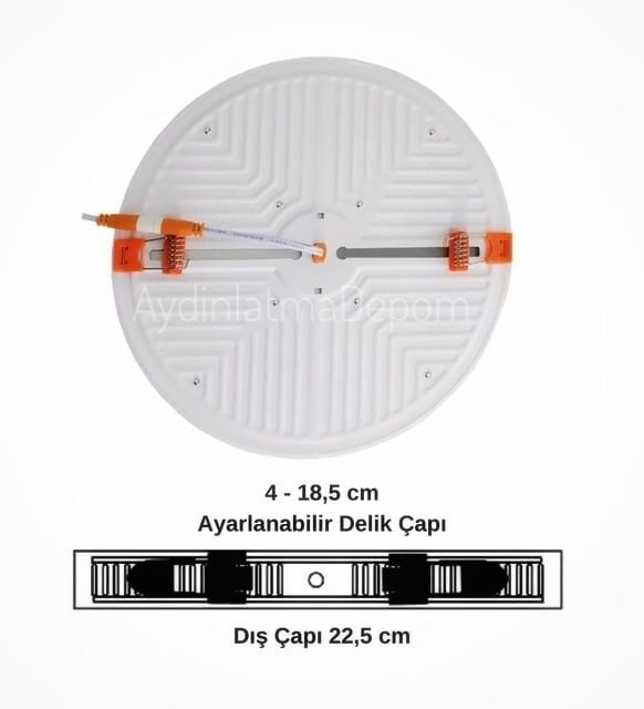Cata 35W X Plus Sıva Altı Ayarlanabilir Led Panel Beyaz Işık