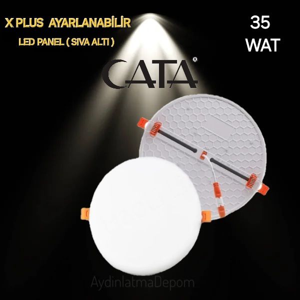 Cata 35W X Plus Sıva Altı Ayarlanabilir Led Panel Günışığı | Cata