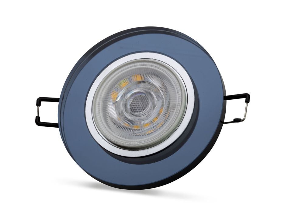 Cata Zambak Yuvarlak Dekoratif Cam Spot