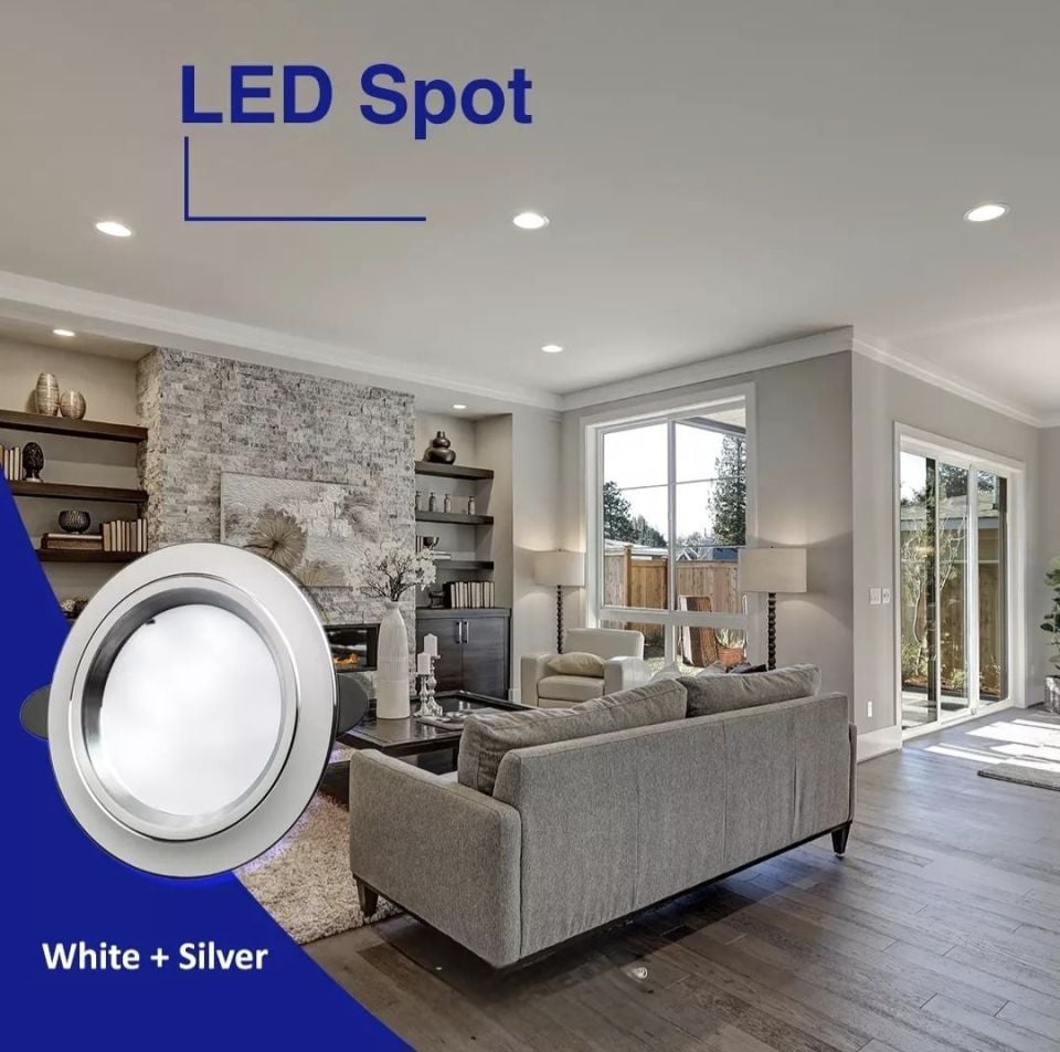 Noas 5W Whıte+Sılver Spot 3 Renk