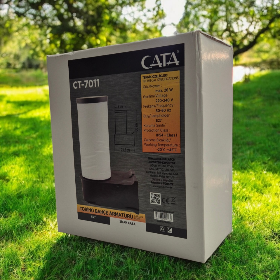 Cata Roma Bahçe Armatürü Duvar Aplik