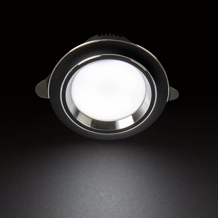 Noas 5 W Black+Sılver Spot Beyaz Işık