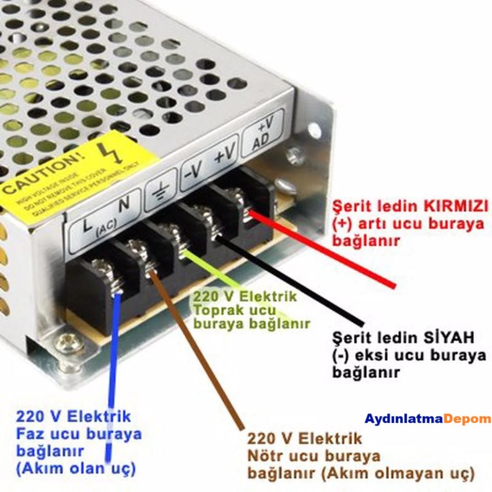 Noas 12V 4040 İç Mekan Şerit Led Mavi Renk