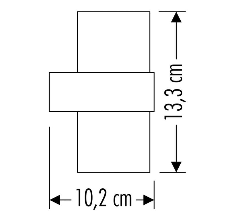 12W Bora Led Aplik Dış Mekan