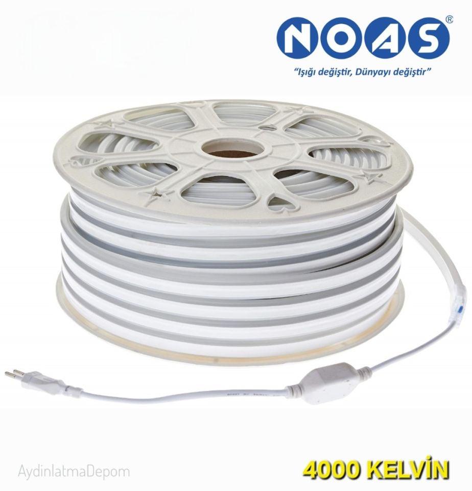 Noas 220V Neon Hortum 120 Led (8X16 MM) 4000 K