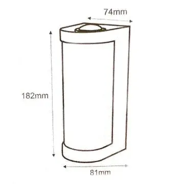 CATA 9W Lara Dış Mekan Led Aplik