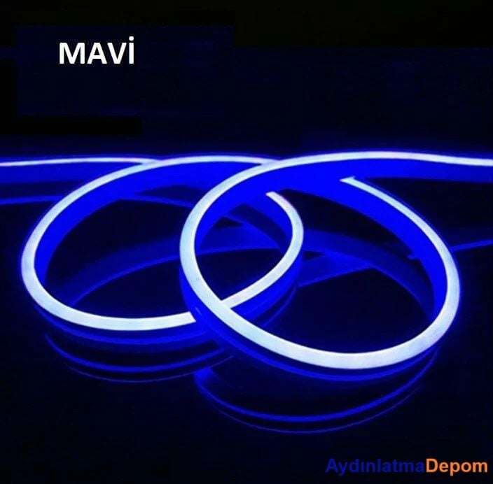 Noas Led Neon 12V Neon Led (6X12MM) Mavi Renk
