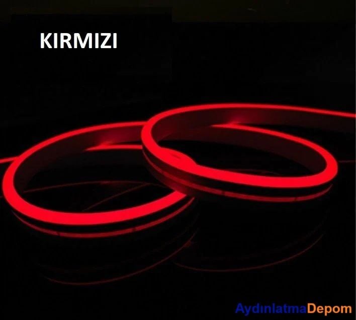 Noas Led Neon 12V Neon Led (6X12MM) Kırmızı Renk
