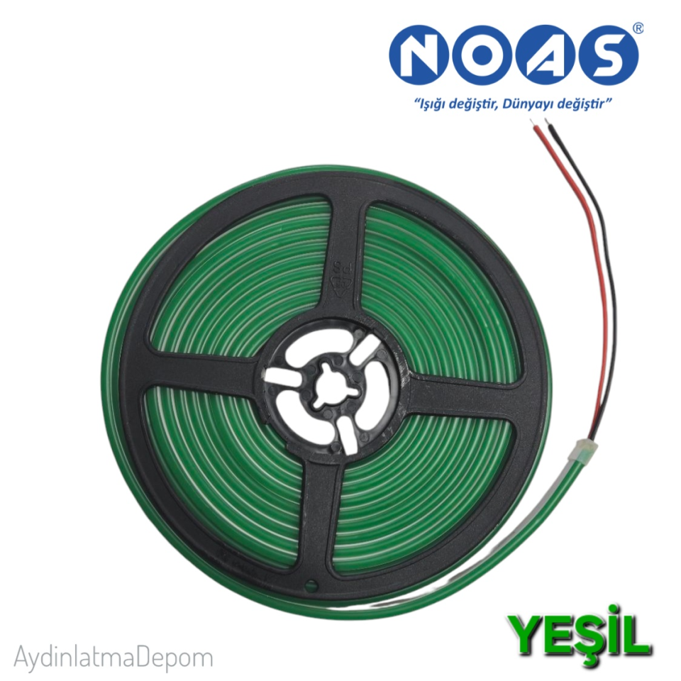 Noas Led Neon 12V Neon Led (6X12MM) Yeşil Renk