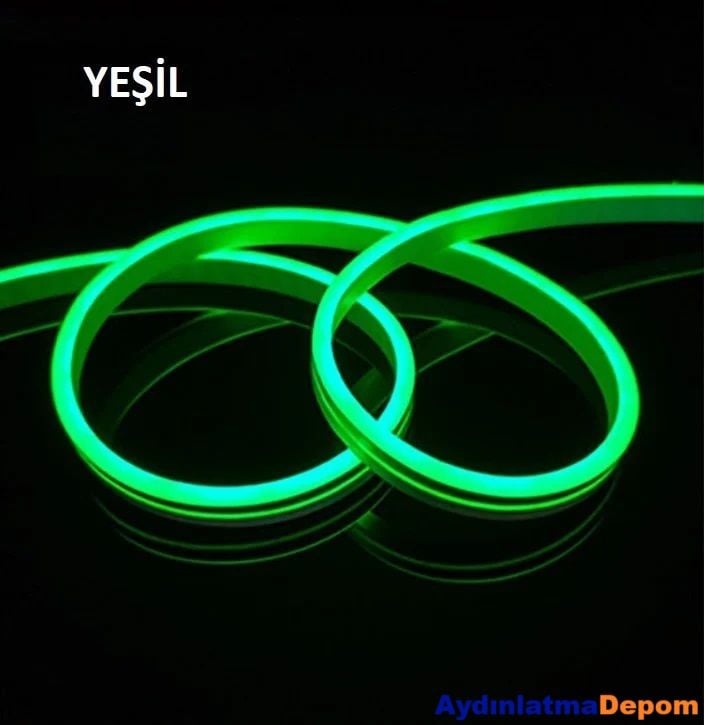 Noas Led Neon 12V Neon Led (6X12MM) Yeşil Renk