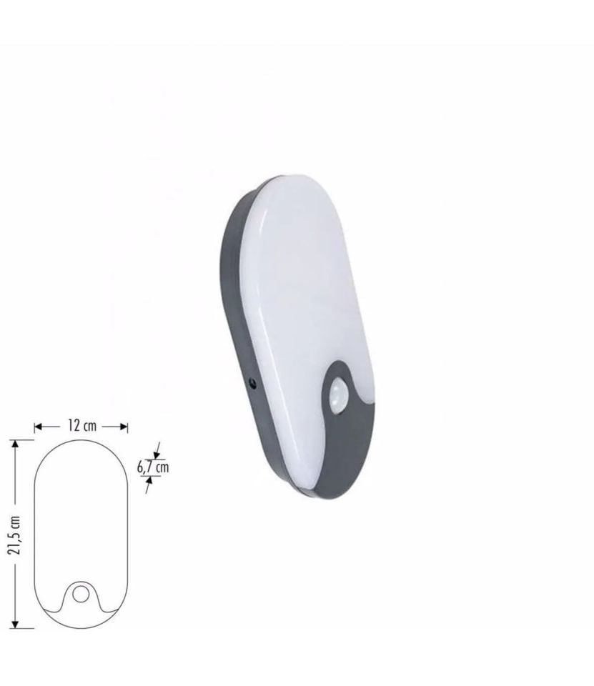CATA 20W Palermo Sıvaüstü Led Armatürü Sensörlü (4000K)