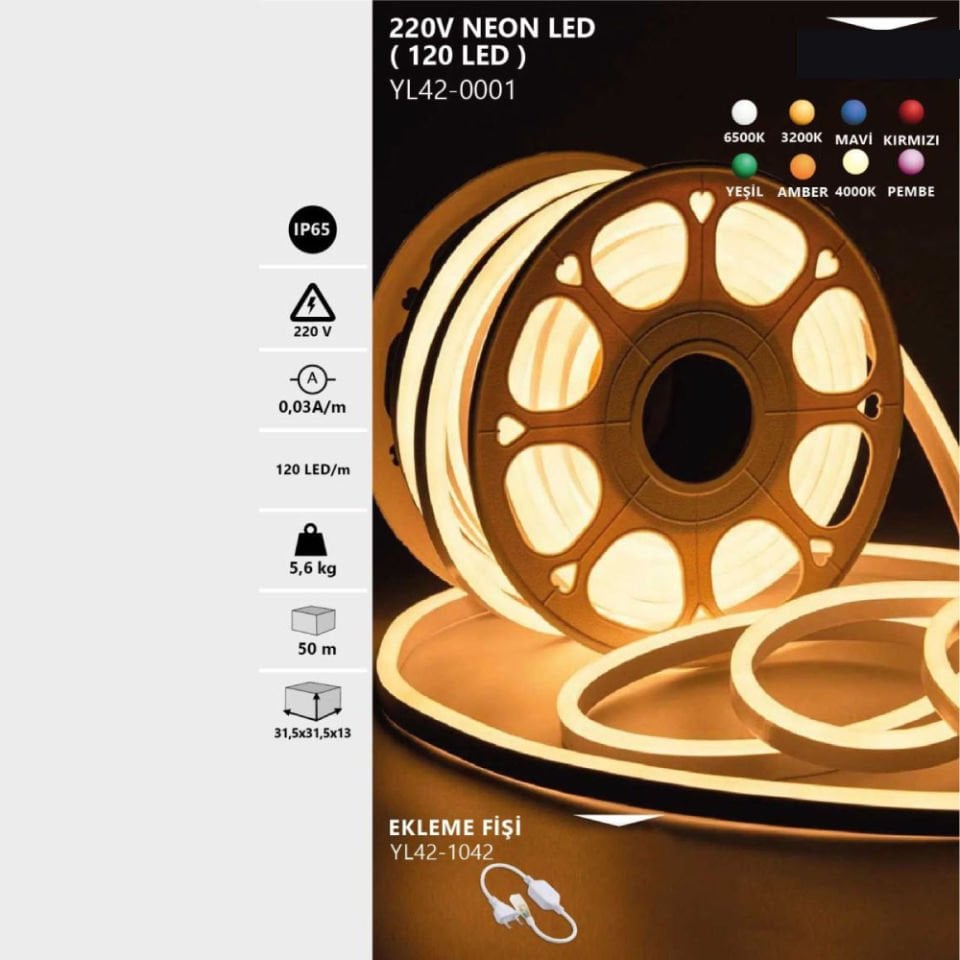 Neon Led Hortum Ekleme Fişi