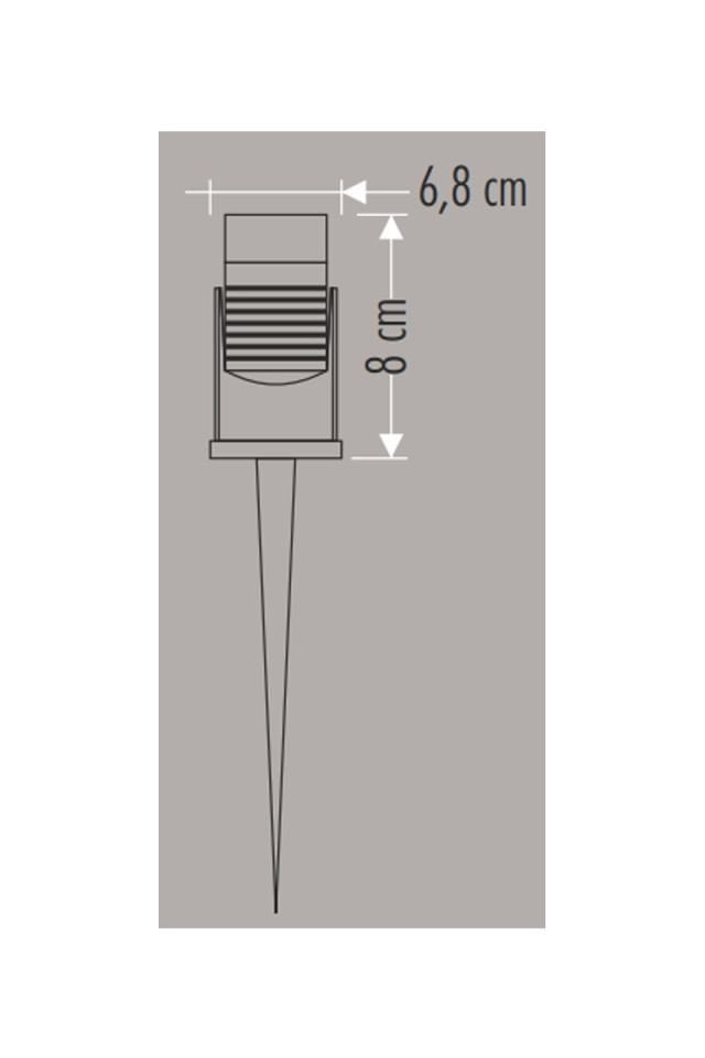 CATA Lux Kazıklı Bahçe  Armatürü