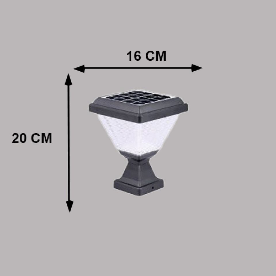 Cata 30W Solar Set Üstü Bahçe Armatür Beyaz ışık