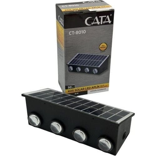 CATA 20W Kos Solar Led Aplik (Dış Mekan)(Günışığı)