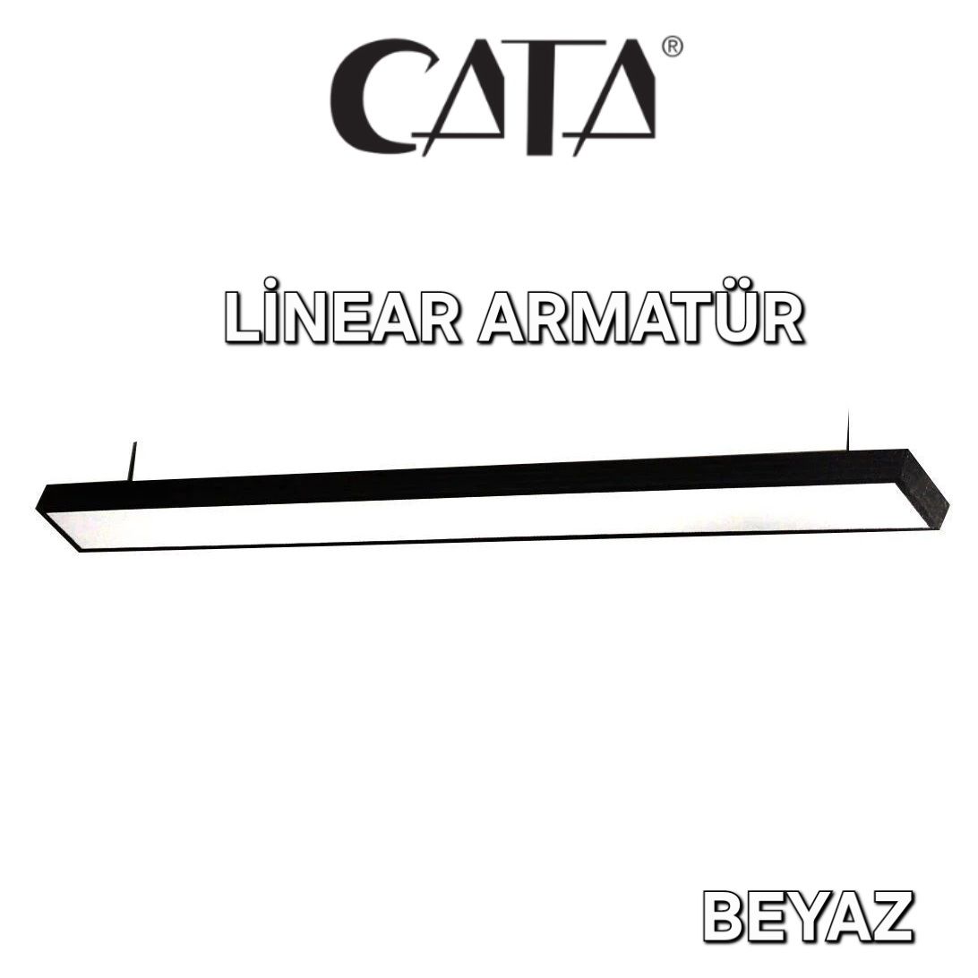 Cata 50W Linear Armatür(Beyaz)