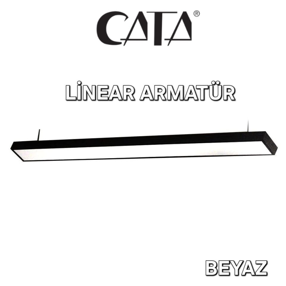 Cata 50W Linear Armatür(Beyaz)
