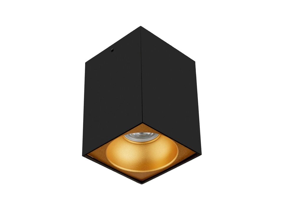 Noas Venedik Gu10 Siyah-Gold Kasa