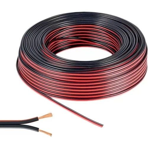 2X0,75 KORDON SİYAH KABLO (ALÜMİNYUM) 100 MT