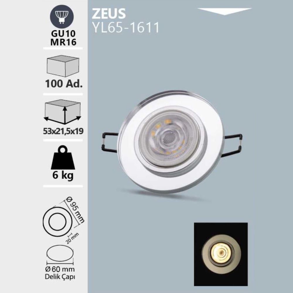 Noas Zeus  Dekoratif Cam  Kasa Yuvarlak