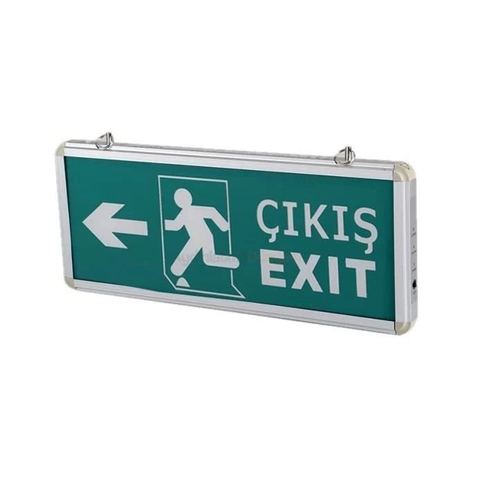 Cata 3 Saat Şarjlı Ledli Exit Armatür Çif Yönlü ( Sağ Sol )