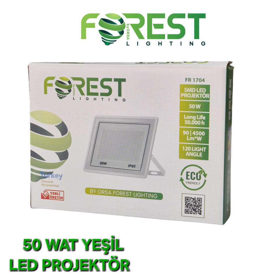 FOREST 50 W YEŞİL PROJEKTÖR