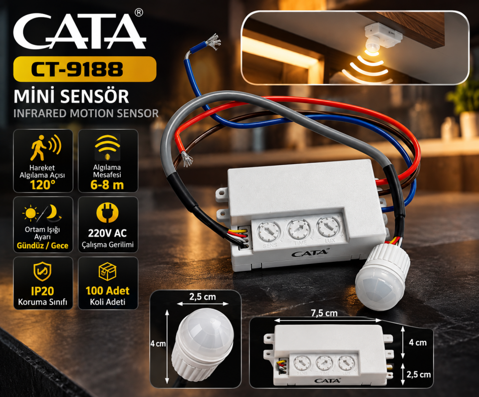 CATA  800 W Mini Sensör