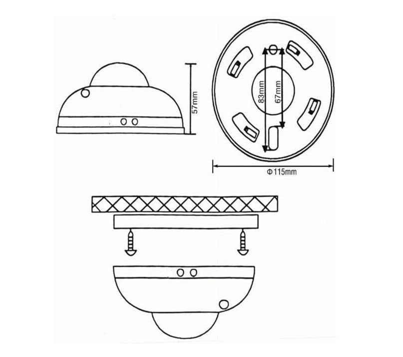 Cata Sıva Üstü 360 Derece Sensör