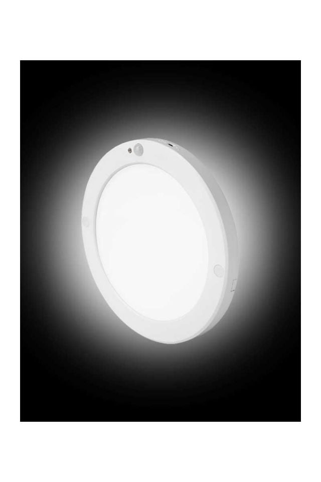 Cata 20W Bologna Sensörlü Sıva Üstü Led Armatür (Beyaz)