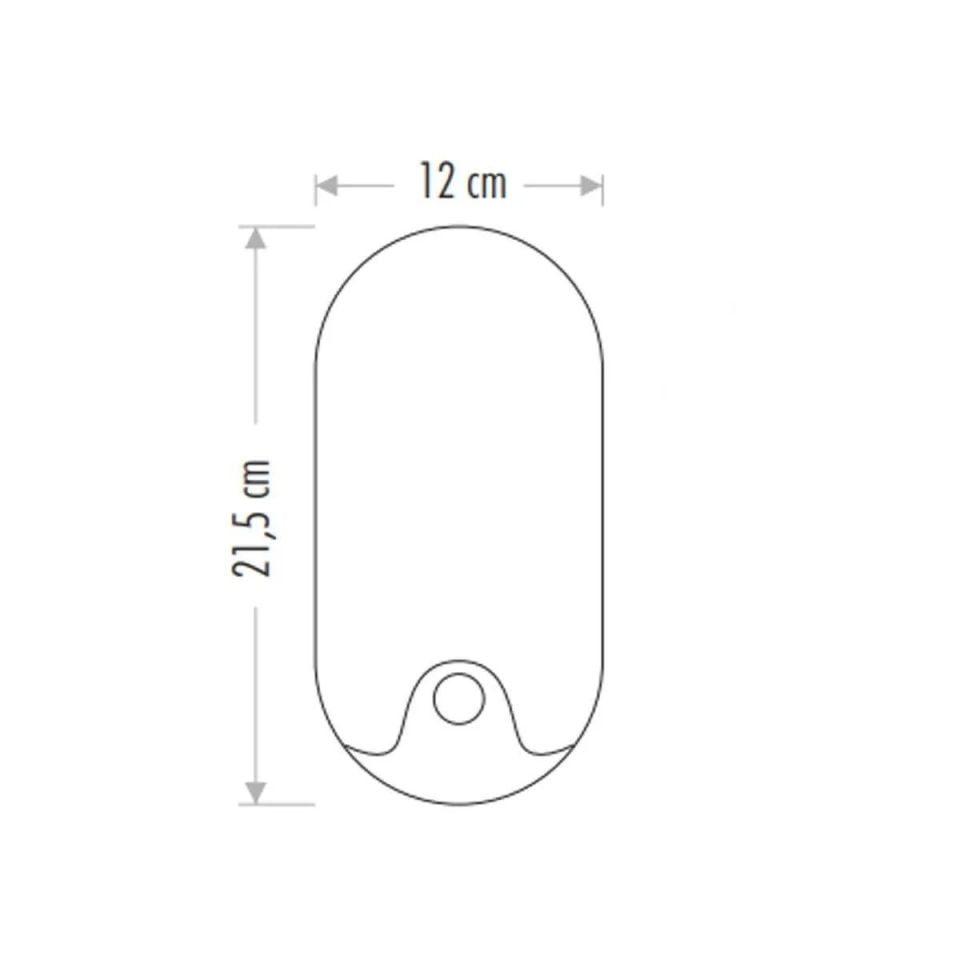 ARS ARONA OVAL BEYAZ KASA SENSÖRLÜ APLİK
