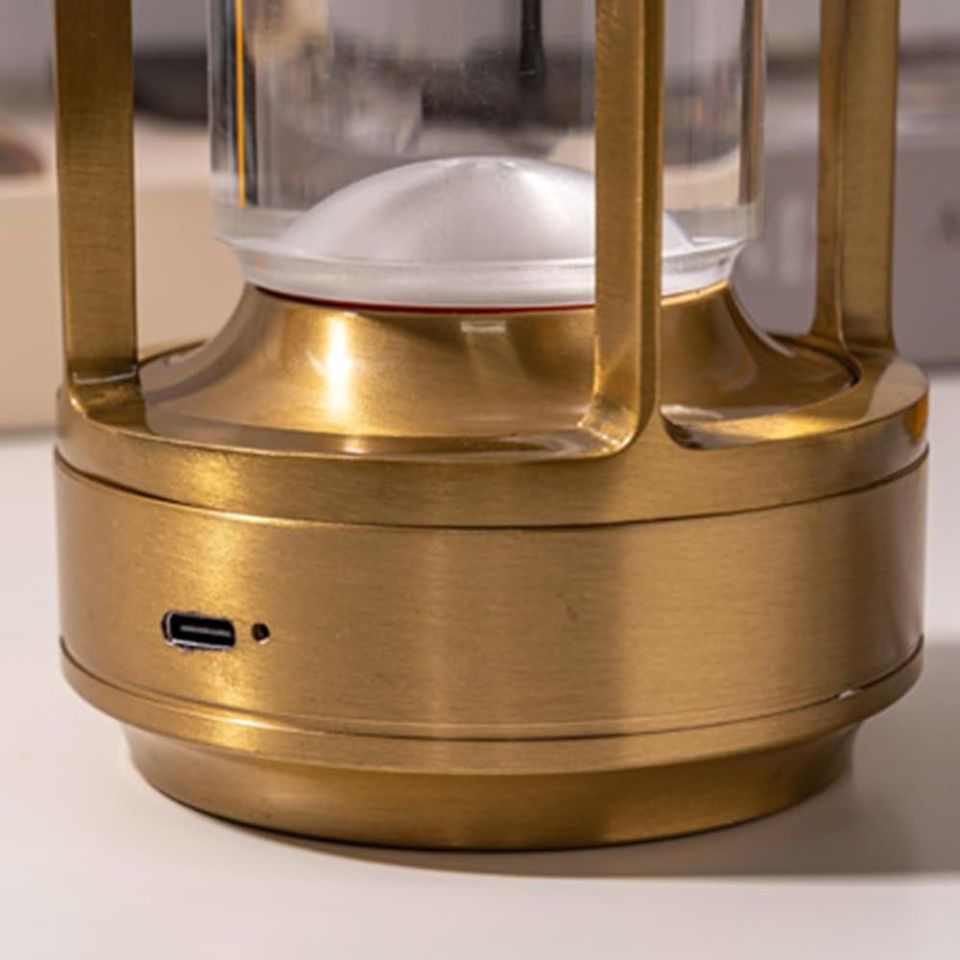 Cata Vegas Şarjlı Masa Lambası GOLD