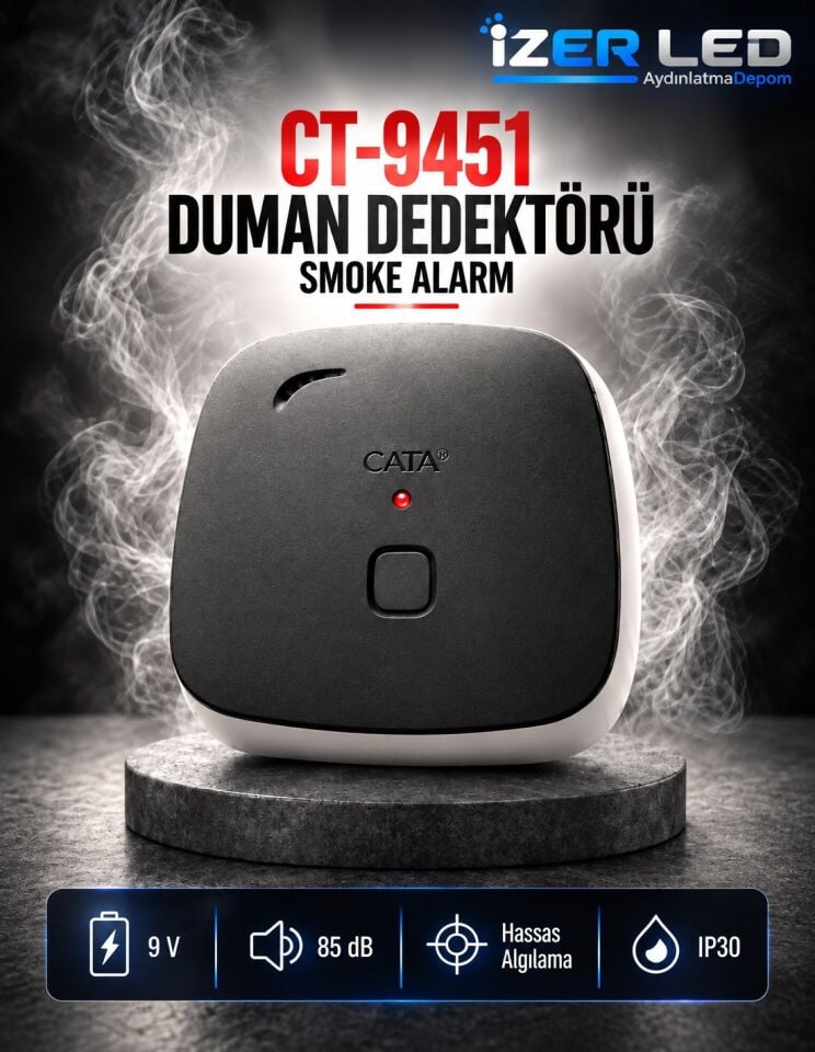 Cata Pilli Duman Dedektörü