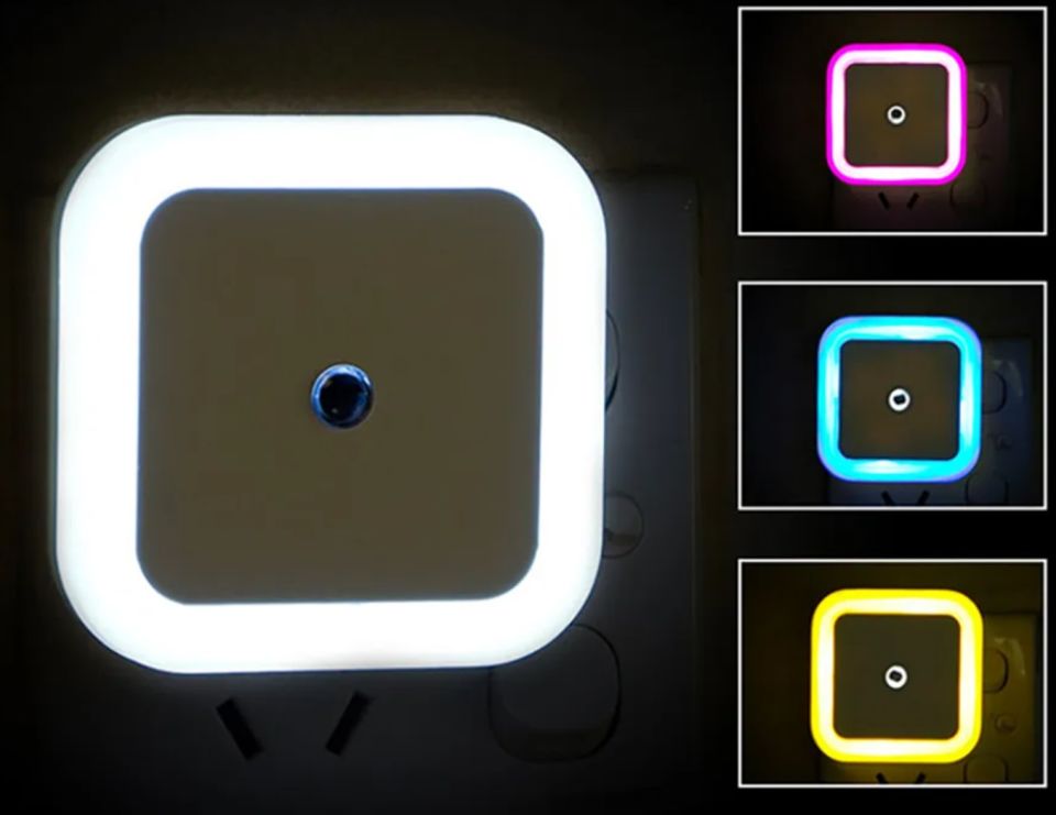 Cata 1W Fişli Fotoselli Gece Lambası Beyaz Işık