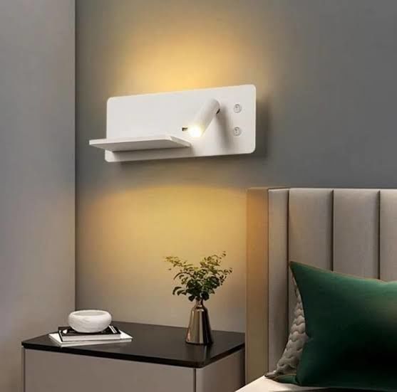 ECONA USB Şarj Ve Kablosuz Şarjlı Yatak Başı Armatür Günışığı