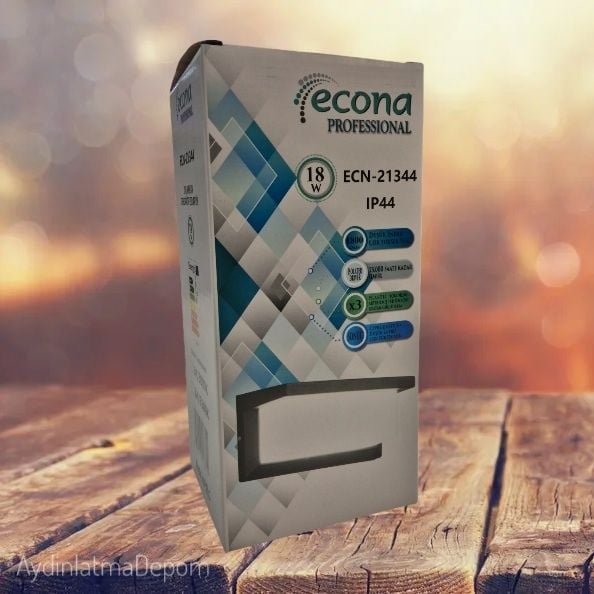 ECONA 18 W Dış Mekan Dekoratif Led Aplik Beyaz Işık