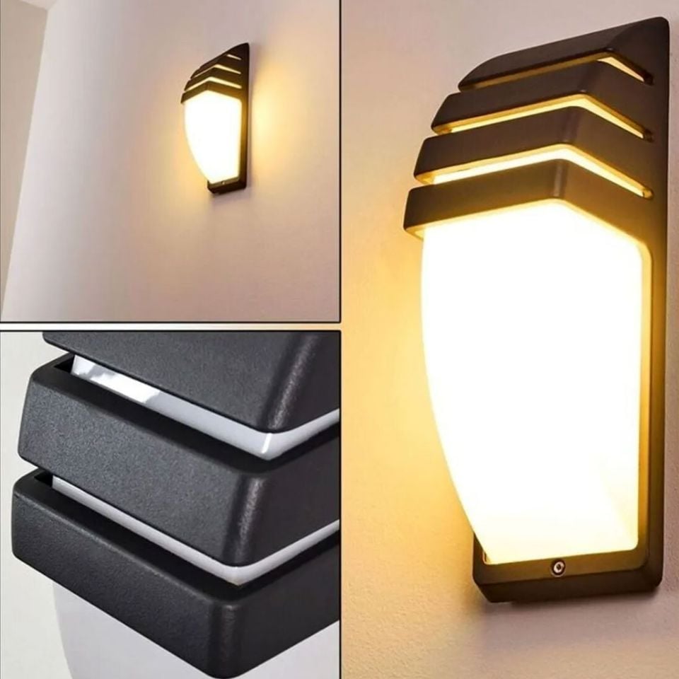 ECONA 24W Radar Sensörlü Dış Mekan Dekorativ Led Aplik Beyaz Işık