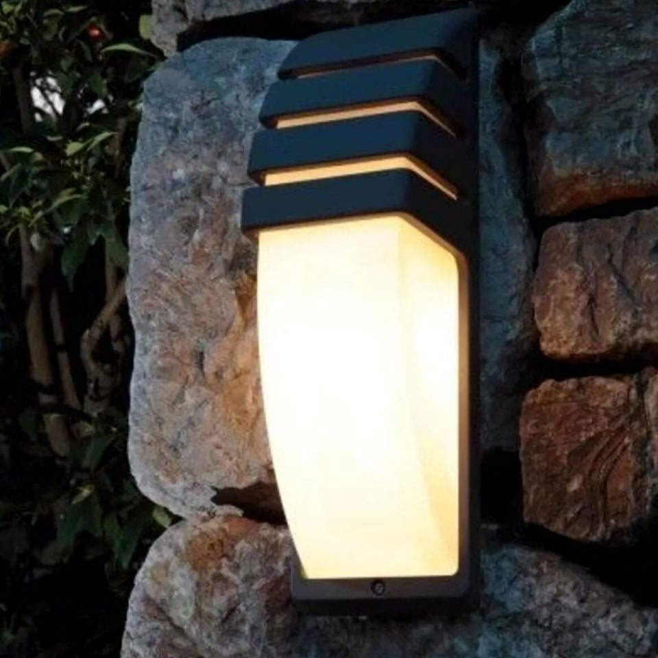 ECONA 24W Radar Sensörlü Dış Mekan Dekorativ Led Aplik Beyaz Işık