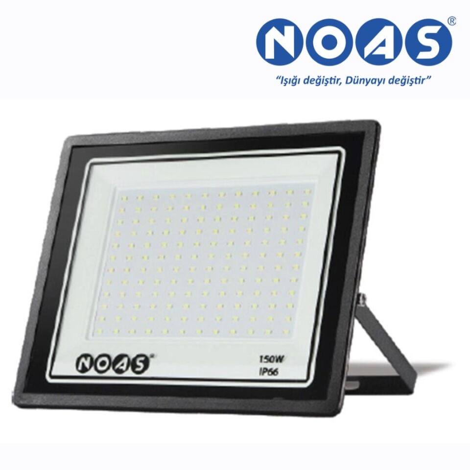 Noas 150W Ultra Slim Led Projektör Beyaz Işık