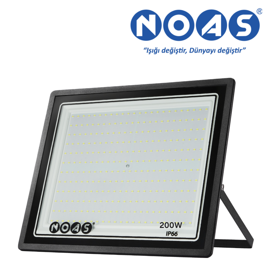 NOAS 200W ULTRA SLİM LED PROJEKTÖR BEYAZ