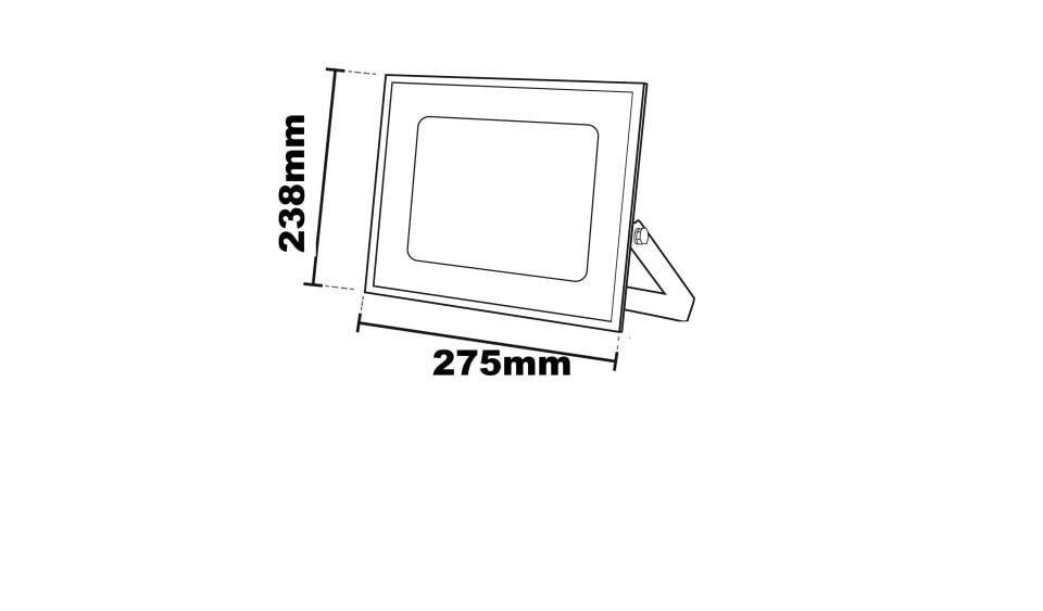 NOAS 200W ULTRA SLİM LED PROJEKTÖR BEYAZ