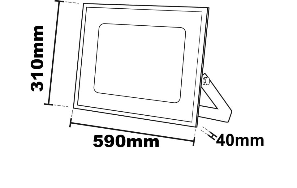 NOAS 500W ULTRA SLİM LED PROJEKTÖR BEYAZ