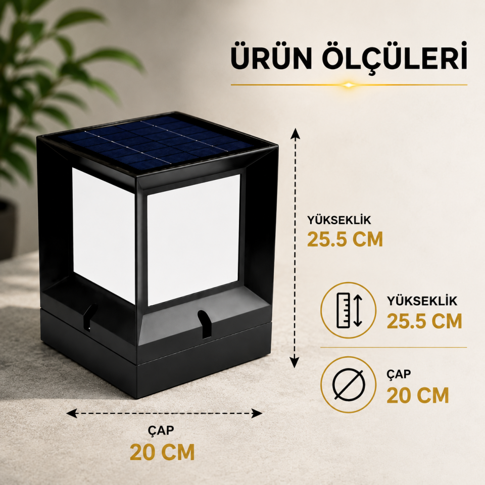 HELIOS 60W SOLAR SET ÜSTÜ 2 Renk HS4009