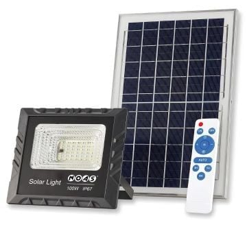 Noas 100W Solar Projektör Beyaz Işık