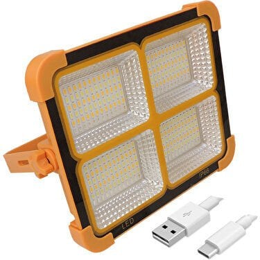Noas 200W Solar Portatif Projektör Beyaz Işık