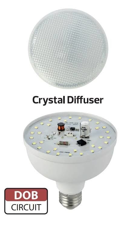 NOAS 50W KRİSTAL BANT ARMATÜR BEYAZ